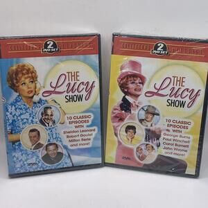 The Lucy Show Set Of 2 DVDs 20 Classic Episodes 4 Discs  New Sealed Star Guests‍